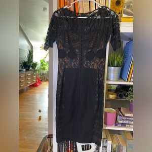 Byron Lars Lace Sheath Dress